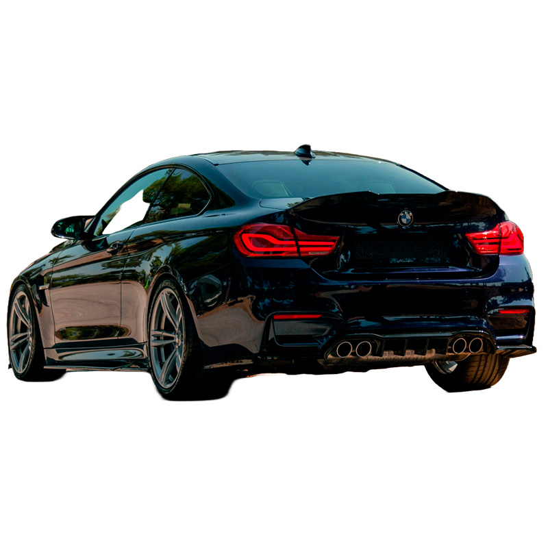Image of Oneway Achter Bumper Hoekverlichting Zwart ABS Plastic BMW M4
