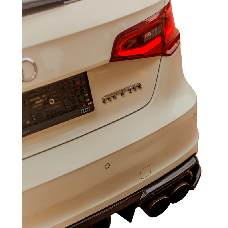 Image of Oneway Achter Bumper Hoekverlichting Zwart ABS Plastic Audi S3