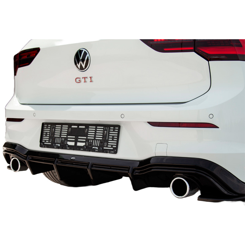 Image of Oneway Achter Diffuser Zwart ABS Plastic Volkswagen Golf