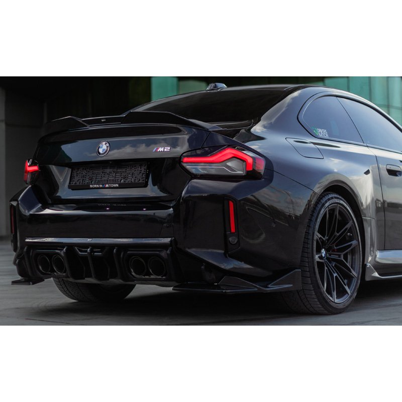 Image of Oneway Achter Diffuser Zwart ABS Plastic BMW M2