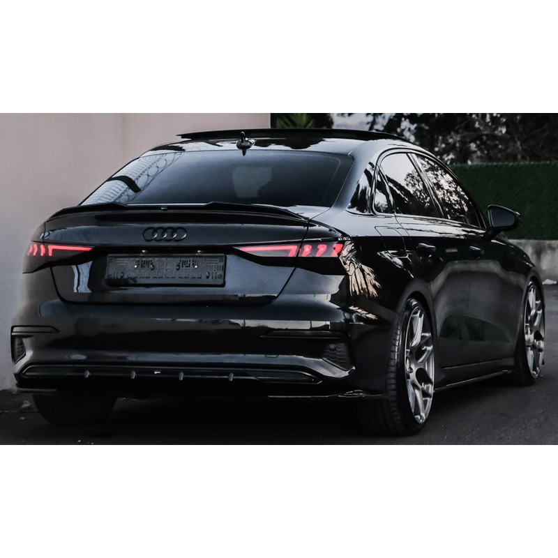 Image of Oneway Achter Diffuser Zwart ABS Plastic Audi A3