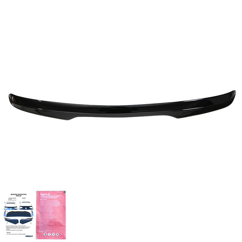 Image of Oneway Achter Dak Spoiler Zwart ABS Plastic Seat Ateca