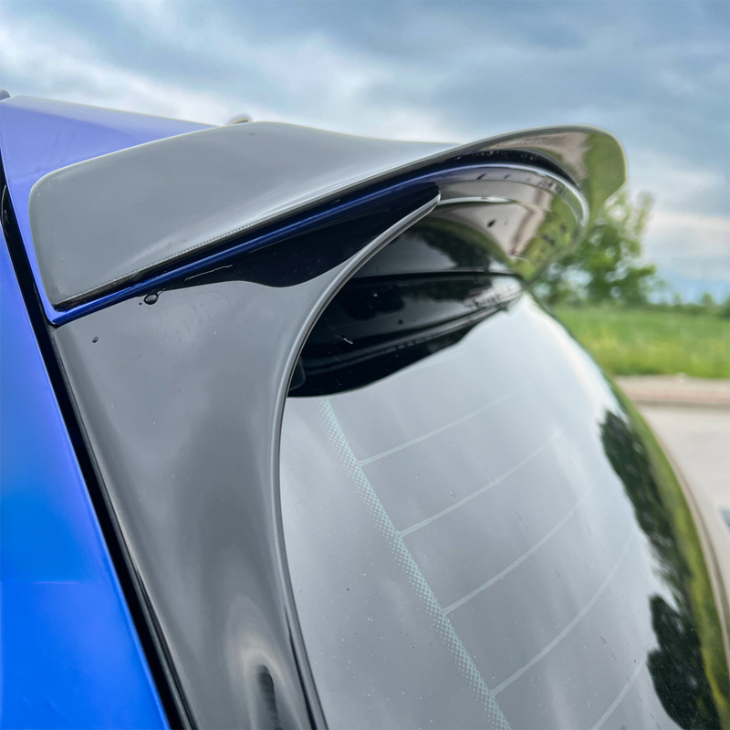 Image of Oneway Achter Dak Spoiler Zwart ABS Plastic Volkswagen Golf