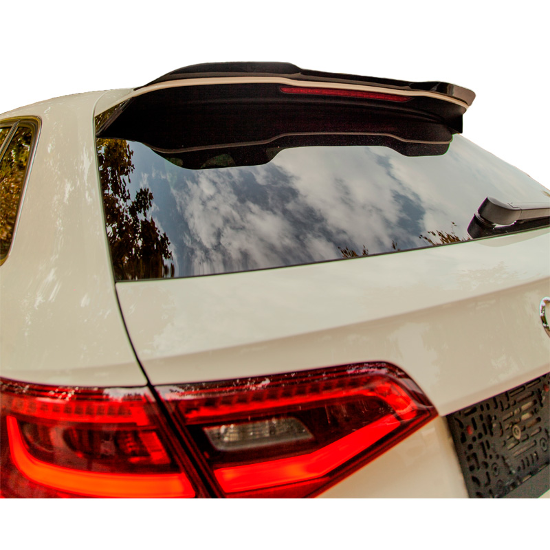 Image of Oneway Achter Dak Spoiler Zwart ABS Plastic Audi S3 Facelift