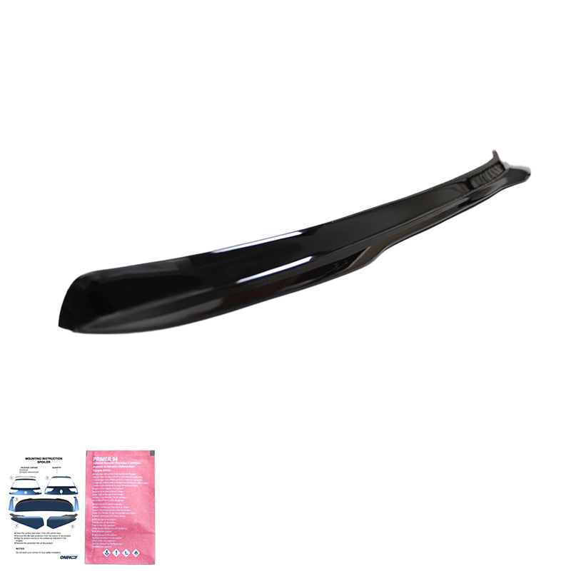 Image of Oneway Achter Dak Spoiler Zwart ABS Plastic Volkswagen Touareg