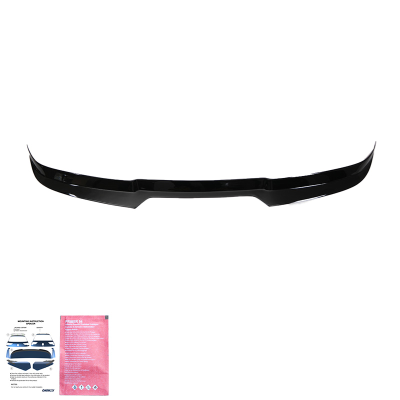 Image of Oneway Achter Dak Spoiler Zwart ABS Plastic Audi SQ5