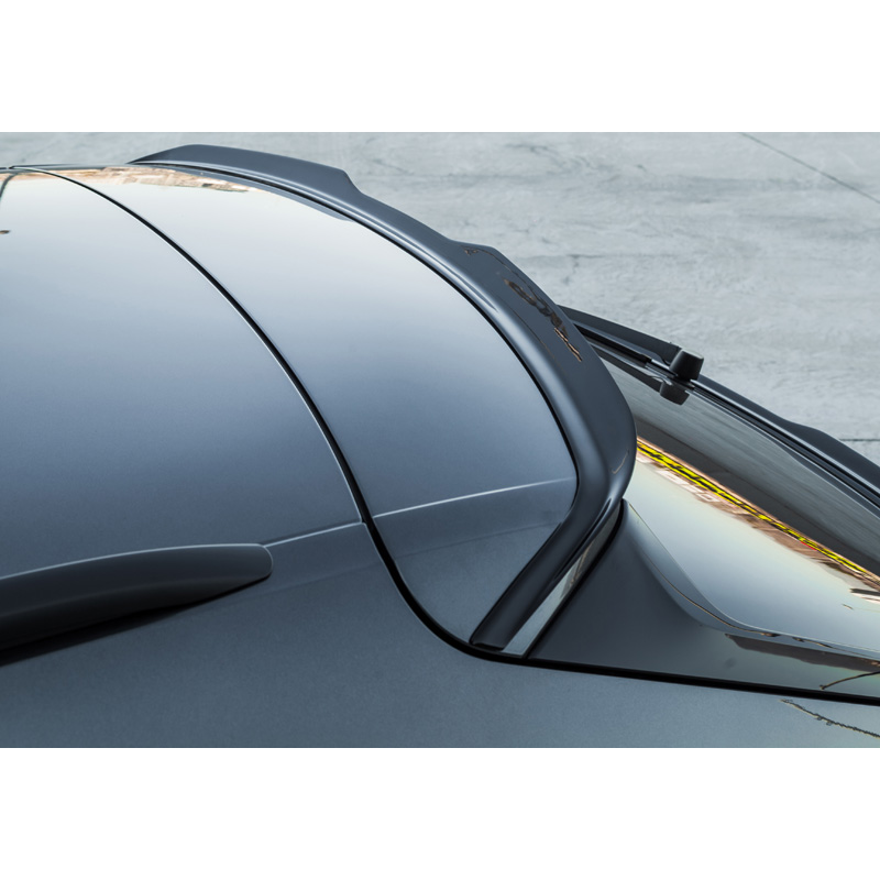 Image of Oneway Achter Dak Spoiler Zwart ABS Plastic Audi A6,S6