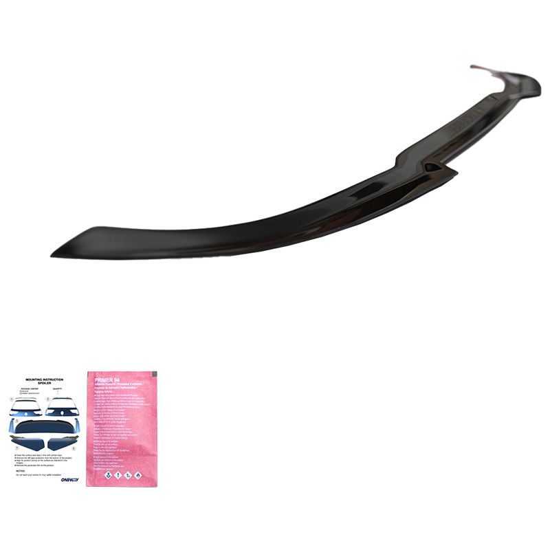 Image of Oneway Achter Dak Spoiler Zwart ABS Plastic Ford Fiesta