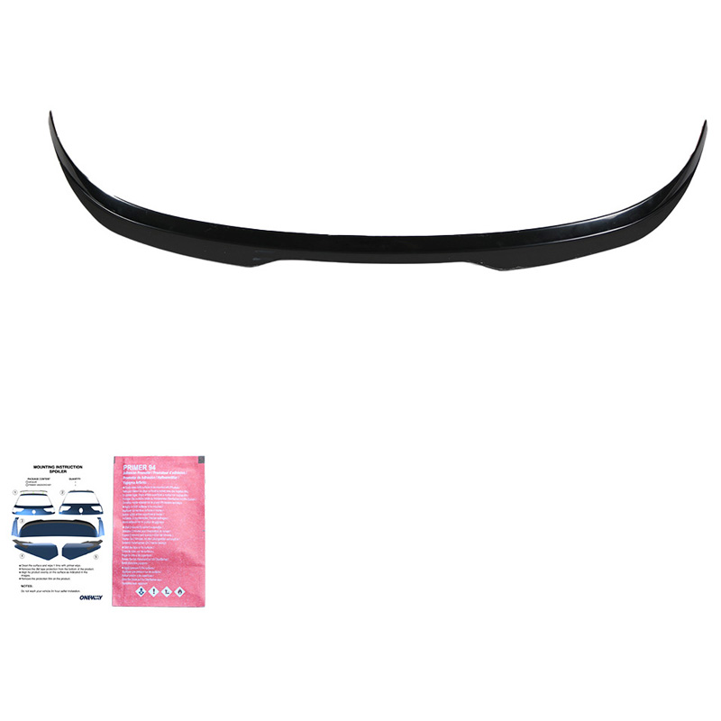 Image of Oneway Achter Dak Spoiler Zwart ABS Plastic BMW X1