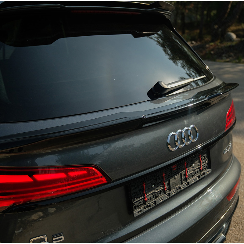 Image of Oneway Achter Koffer Spoiler Zwart ABS Plastic Audi Q5 Facelift