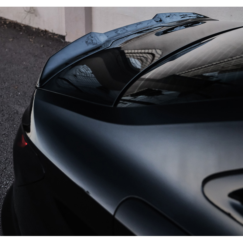 Image of Oneway Achter Koffer Spoiler Zwart ABS Plastic Audi A3, S3, RS3