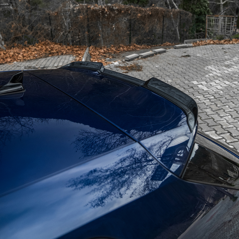 Image of Oneway Achter Dak Spoiler Zwart ABS Plastic Audi A3, S3, RS3