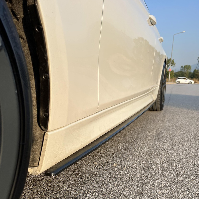 Image of Oneway Side Skirts Zwart ABS Plastic BMW 3-serie