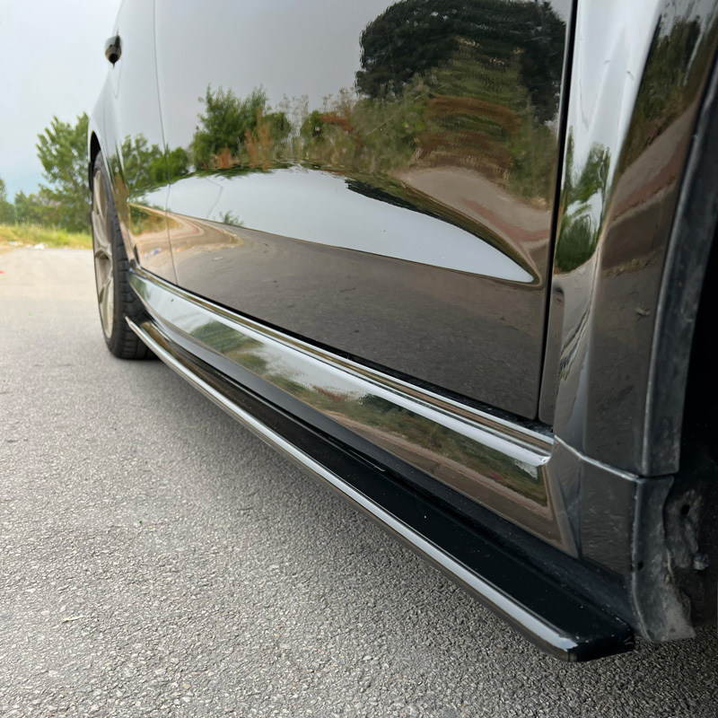Image of Oneway Side Skirts Zwart ABS Plastic Audi RS3