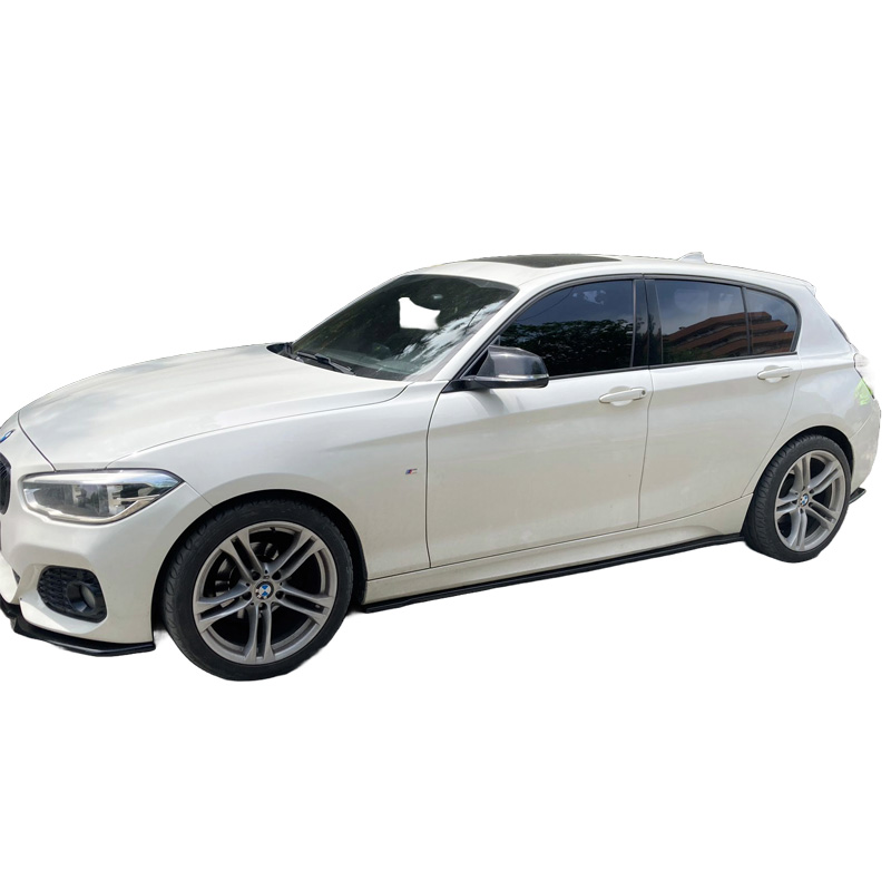 Image of Oneway Side Skirts Zwart ABS Plastic BMW 1 Serie