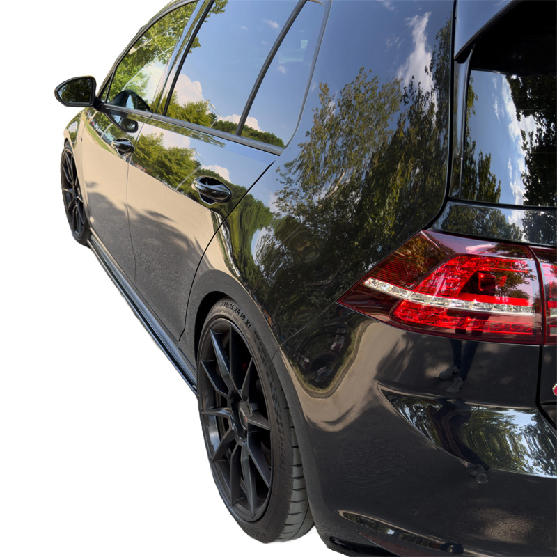 Image of Oneway Side Skirts Zwart ABS Plastic Volkswagen Golf
