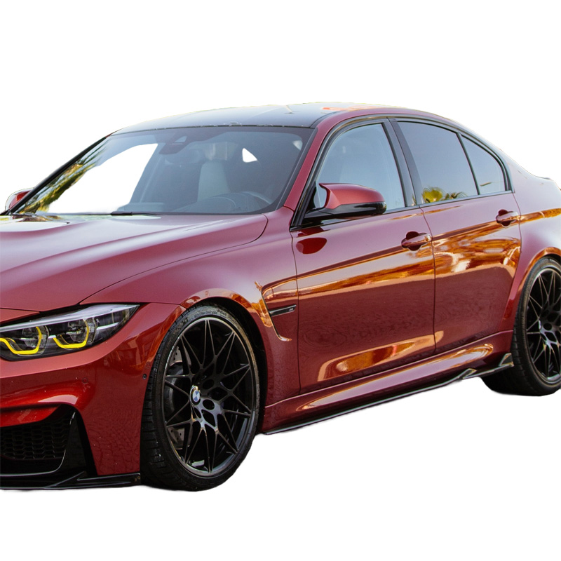 Image of Oneway Side Skirts Zwart ABS Plastic BMW M3