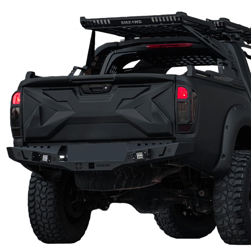 Image of Oneway Achterklepcover Zwart ABS Plastic Nissan Navara