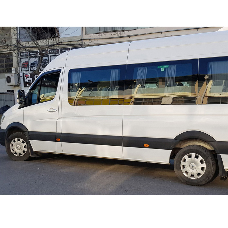 Image of Oneway Voor en Achter Spatbordverbreders Zwart ABS Plastic Mercedes Sprinter