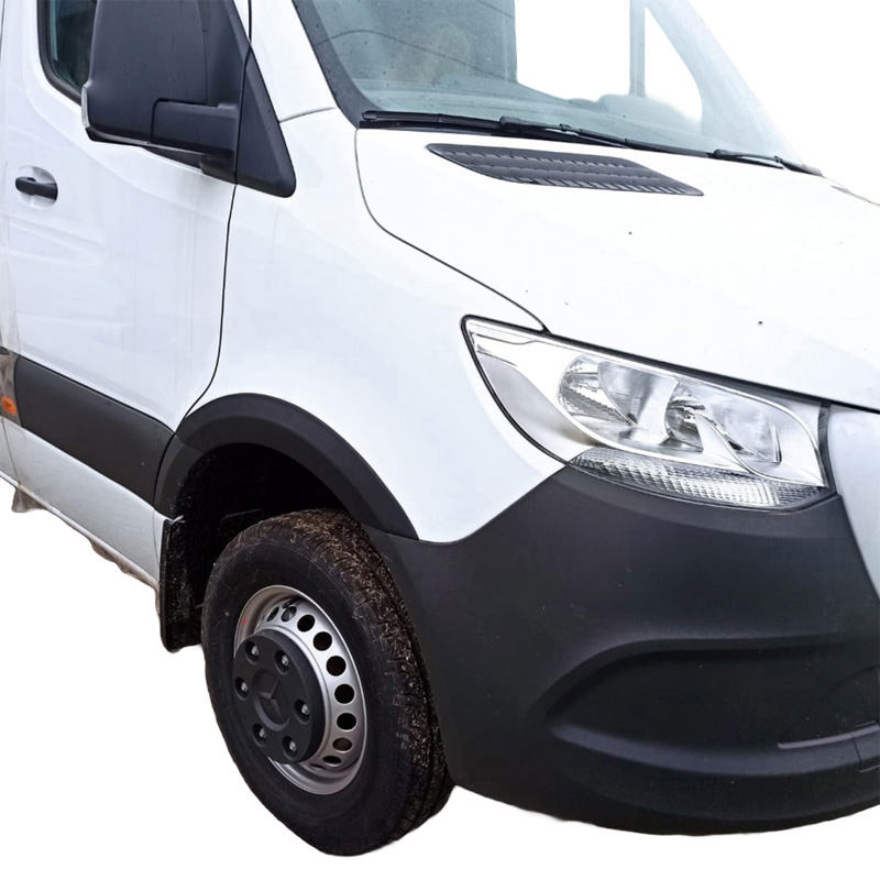 Image of Oneway Voor en Achter Spatbordverbreders Zwart ABS Plastic Mercedes Sprinter
