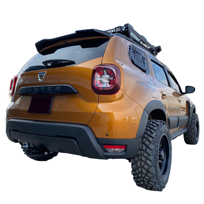 Image of Oneway Voor en Achter Spatbordverbreders Zwart ABS Plastic Dacia Duster