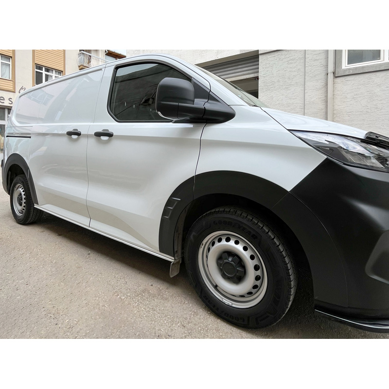 Image of Oneway Voor en Achter Spatbordverbreders Zwart ABS Plastic Ford Transit Custom