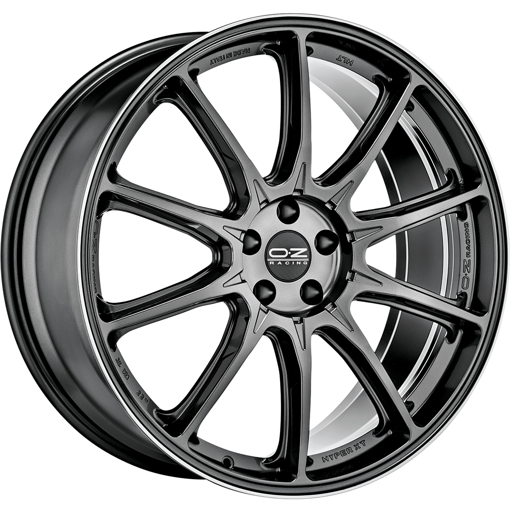 Image of OZ-Racing Hyper XT HLT Velgen 22 Inch 9.5J ET32 5x112 Star Graphite Machined
