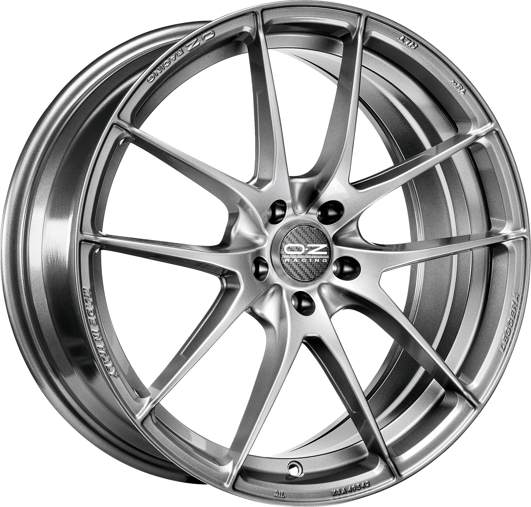 Image of OZ-Racing Leggera HLT Velgen 18 Inch 8J ET45 5x112 Flow Form Grigio Corsa Bright