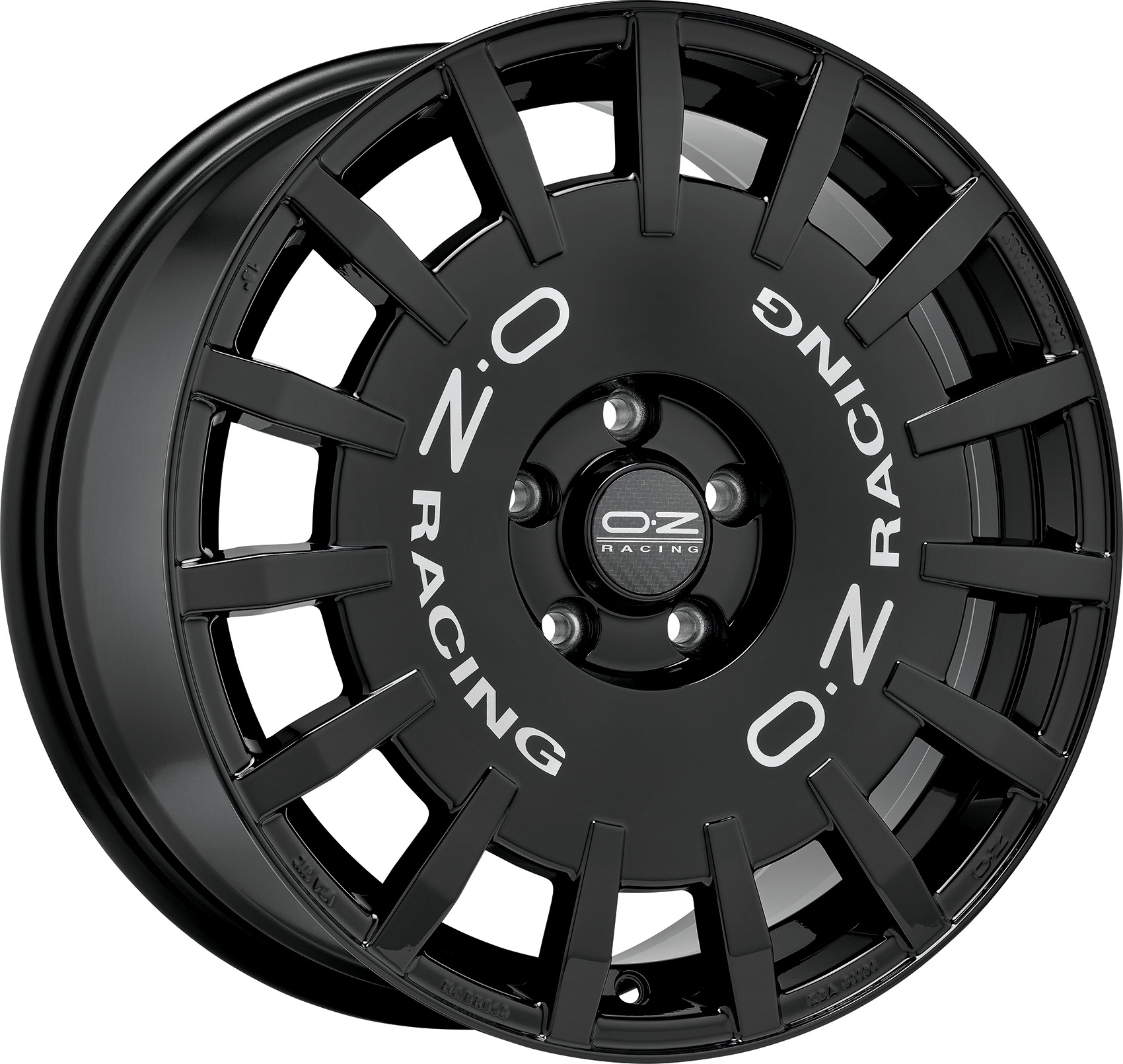 Image of OZ-Racing Rally Racing Velgen 18 Inch 8J ET35 5x114.3 Gloss Black