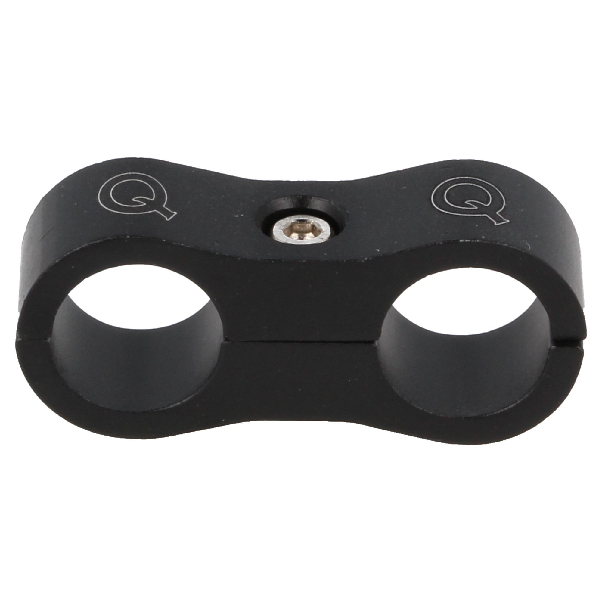 Image of QSP Slangenklemmen Double Zwart 20mm Aluminium