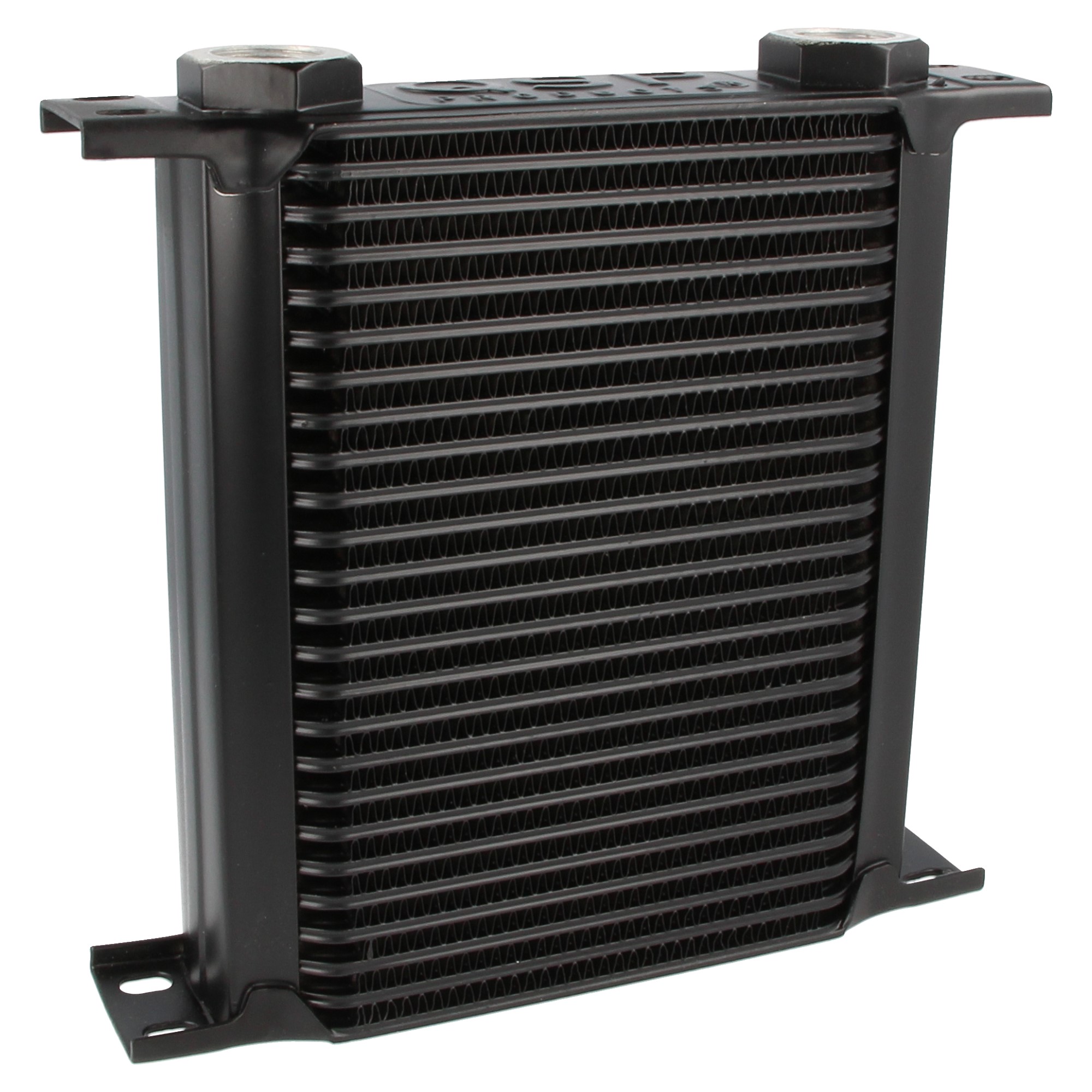 Image of QSP Oliekoeler M22x1.5 Zwart 25 Rijen Aluminium