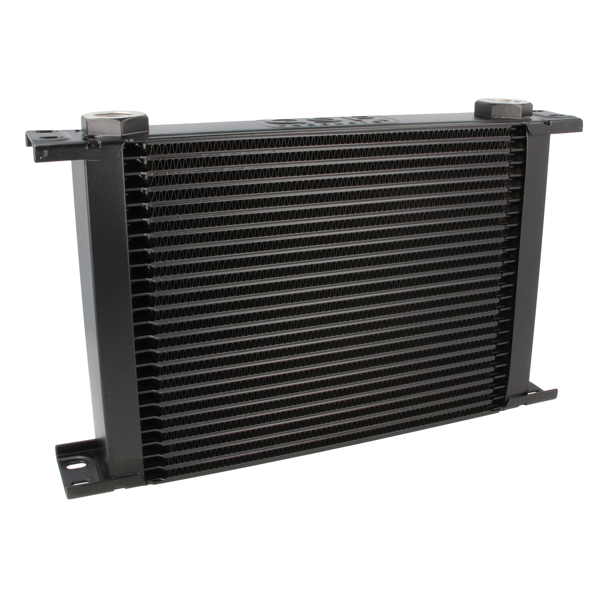Image of QSP Oliekoeler M22x1.5 Zwart 25 Rijen Aluminium