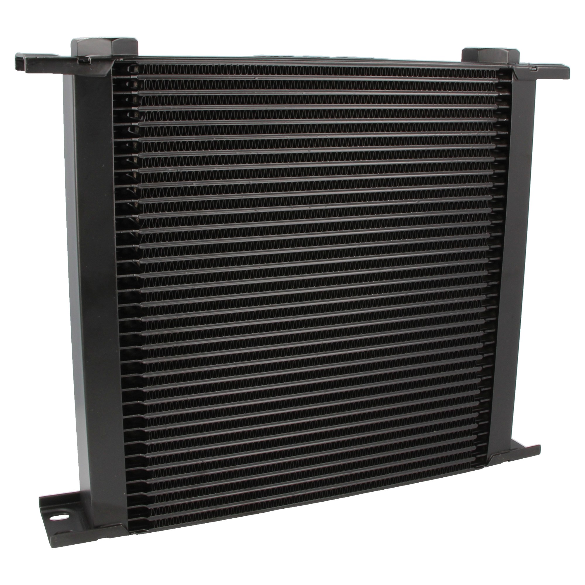 Image of QSP Oliekoeler M22x1.5 Zwart 34 Rijen Aluminium