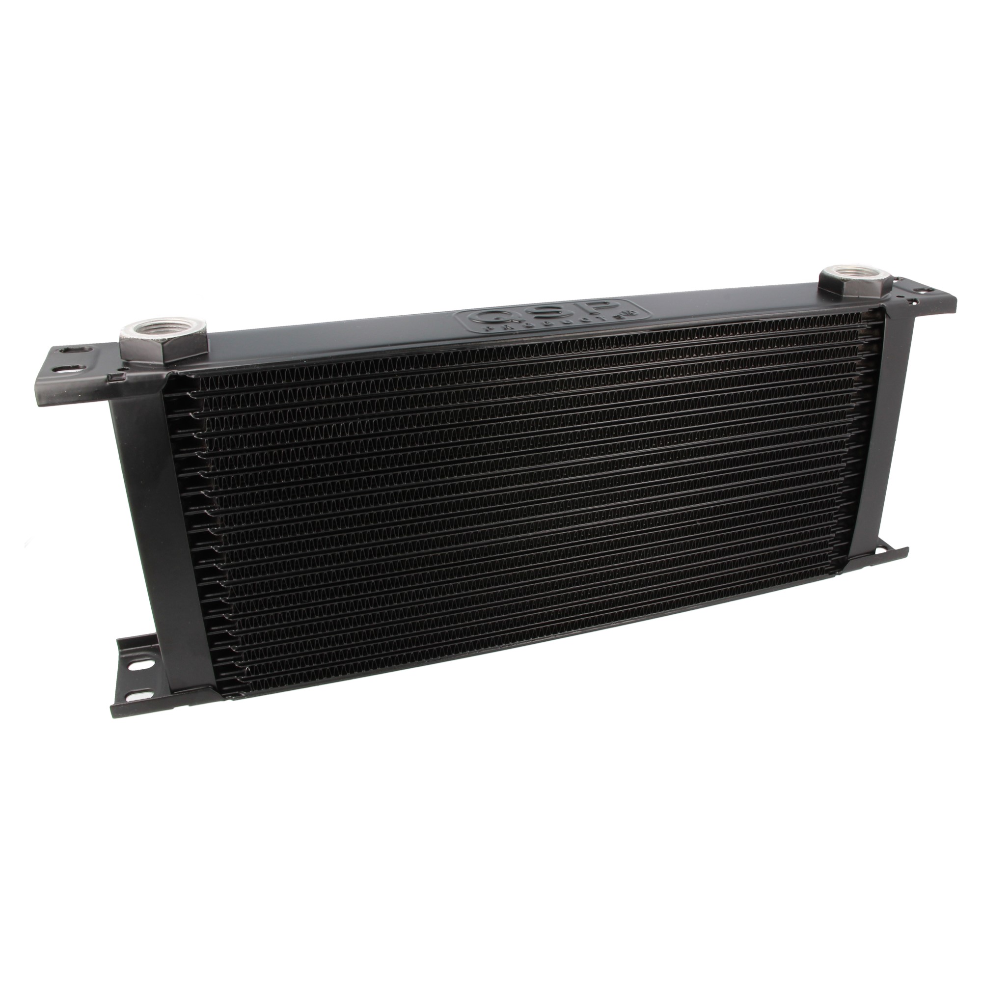 Image of QSP Oliekoeler M22x1.5 Zwart 19 Rijen Aluminium