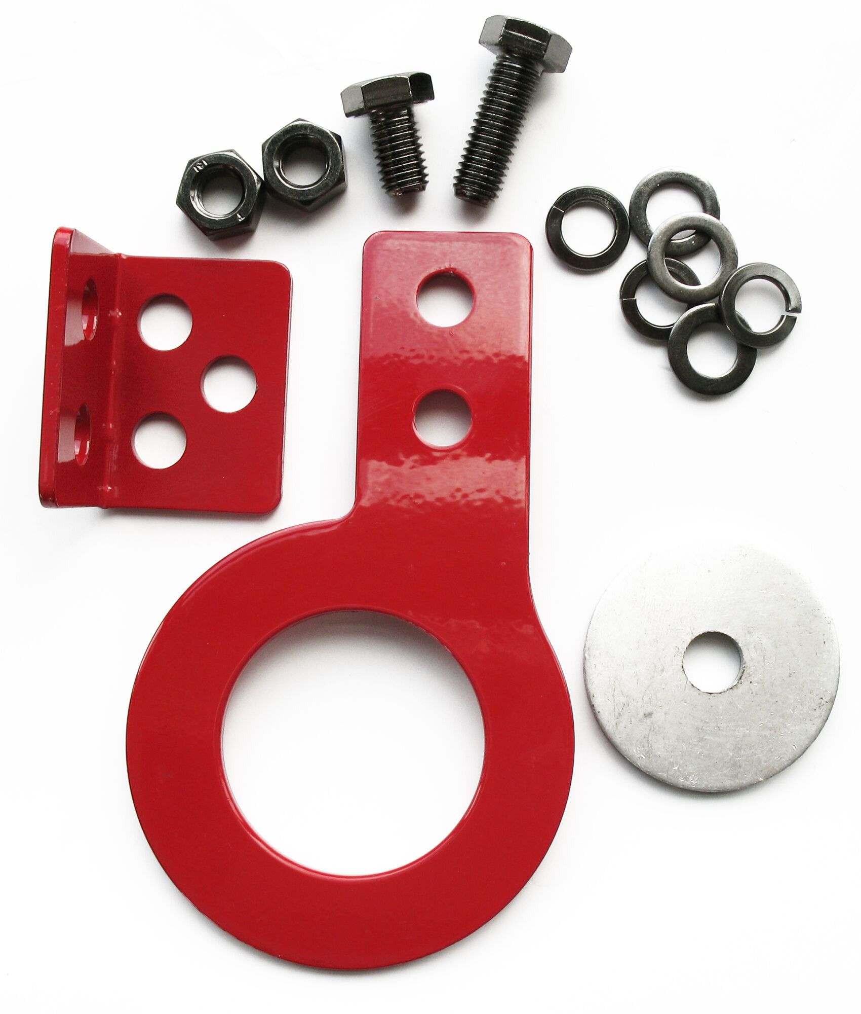 Image of QSP Voor Sleepoog Kort Rood Staal