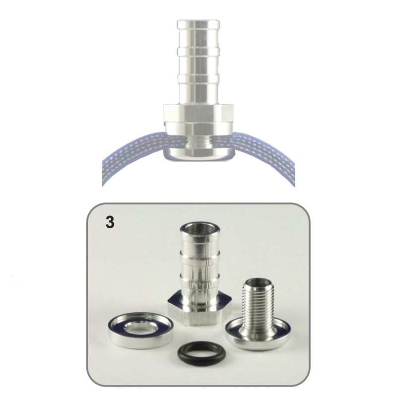 Image of QSP Slang Aansluiting Self-Sealing Aluminium
