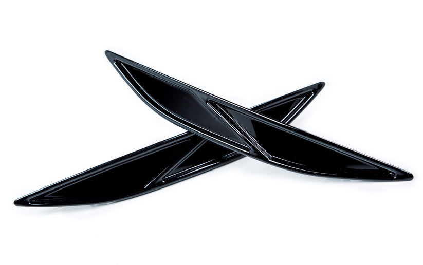 Image of Acexxon Achter Sleuf Reflector Diagonal Slat Style Flat Black Kunststof Volkswagen Golf