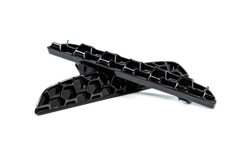 Image of Acexxon Achter Reflector Inzetstuk Honeycomb Style Glanzend Zwart Kunststof BMW X5