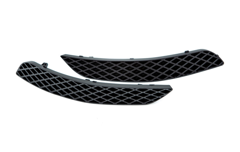 Image of Acexxon Achter Reflector Inzetstuk Honeycomb Style Glanzend Zwart Kunststof Porsche 991