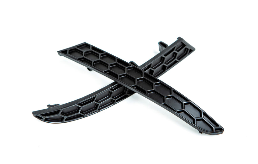Image of Acexxon Achter Reflector Inzetstuk Honeycomb Style Flat Black Kunststof BMW X3 Pre LCI