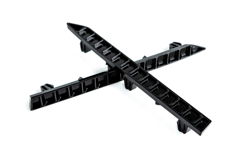 Image of Acexxon Achter Sleuf Reflector Horizontal Slat Style Glanzend Zwart Kunststof BMW 3-serie,4-serie
