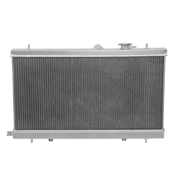 Image of SK-Import Radiateur 2 Rij Zilver Aluminium Subaru Impreza