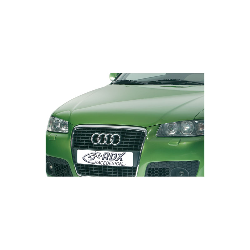 Image of RDX Racedesign Motorkapverlenger Ongeverfd Staal Audi A3