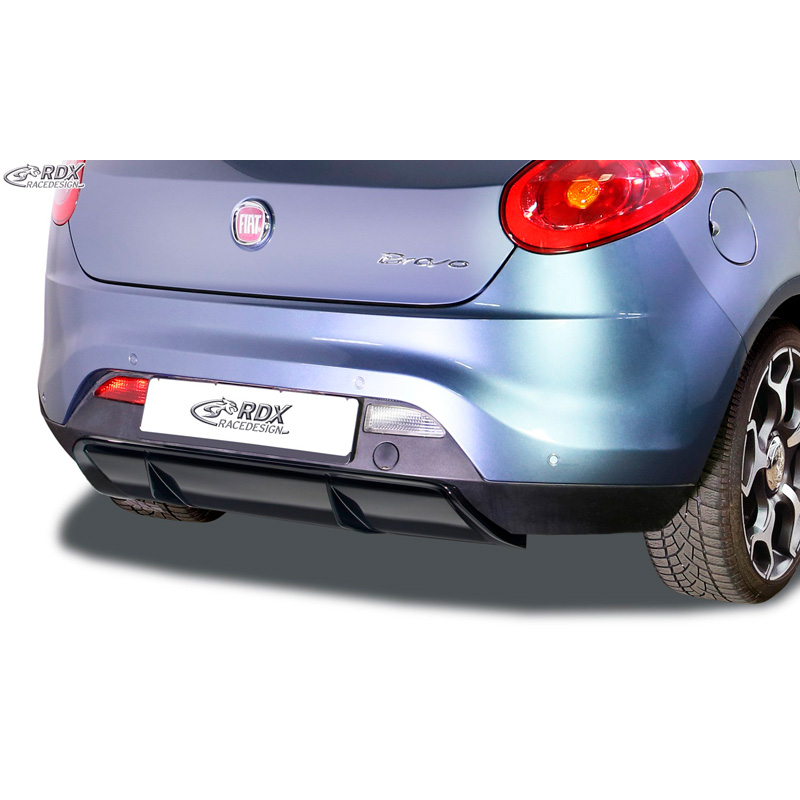 Image of RDX Racedesign Achter Diffuser Zwart ABS Plastic Fiat Bravo