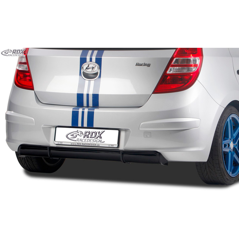 Image of RDX Racedesign Achter Diffuser Zwart ABS Plastic Hyundai I30