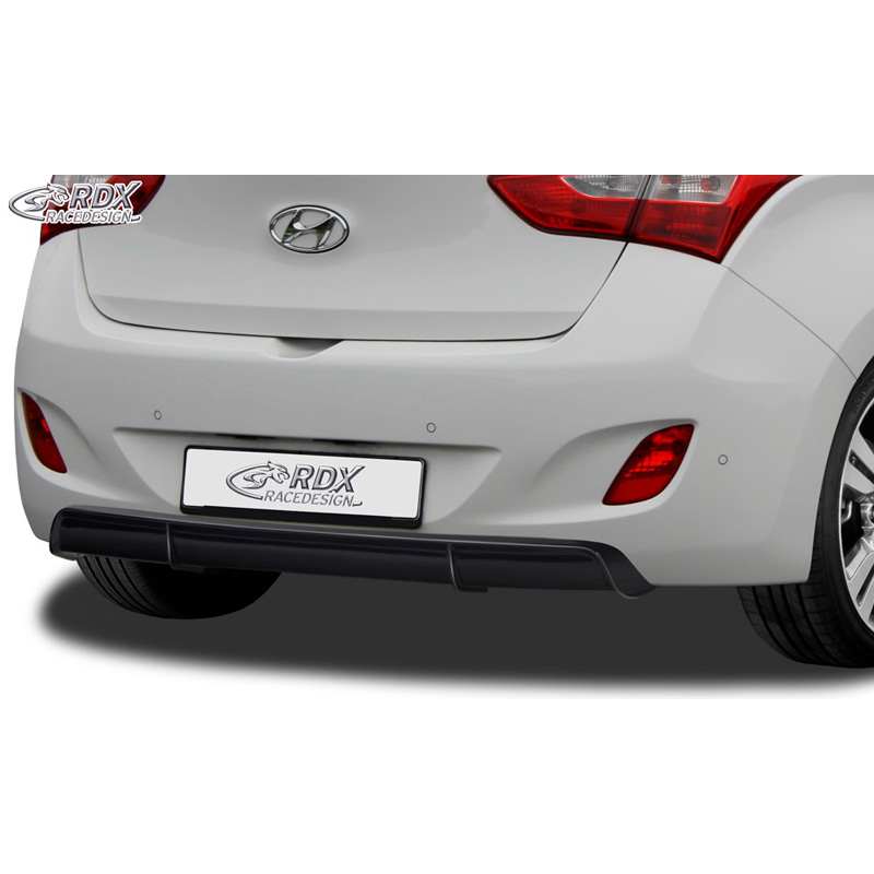 Image of RDX Racedesign Achter Diffuser Zwart ABS Plastic Hyundai I30