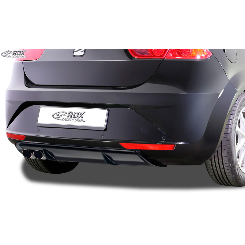 Image of RDX Racedesign Achter Diffuser Zwart ABS Plastic Seat Leon, Cupra Facelift