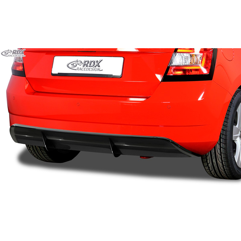 Image of RDX Racedesign Achter Diffuser Zwart ABS Plastic Skoda Fabia