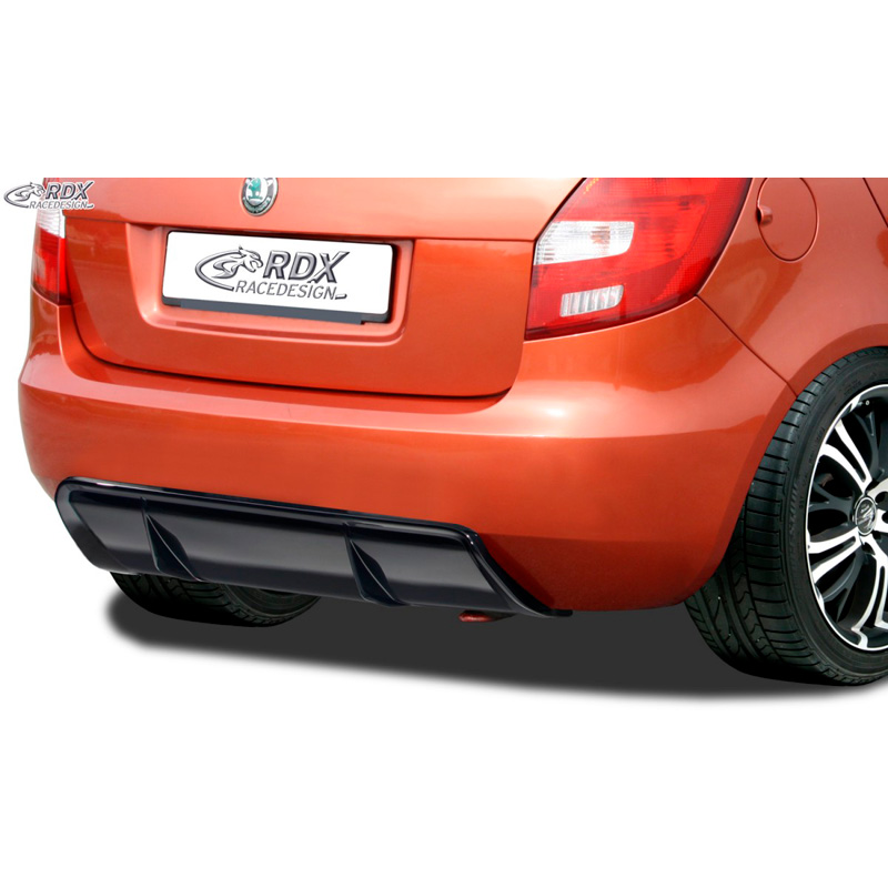 Image of RDX Racedesign Achter Diffuser Zwart ABS Plastic Skoda Fabia