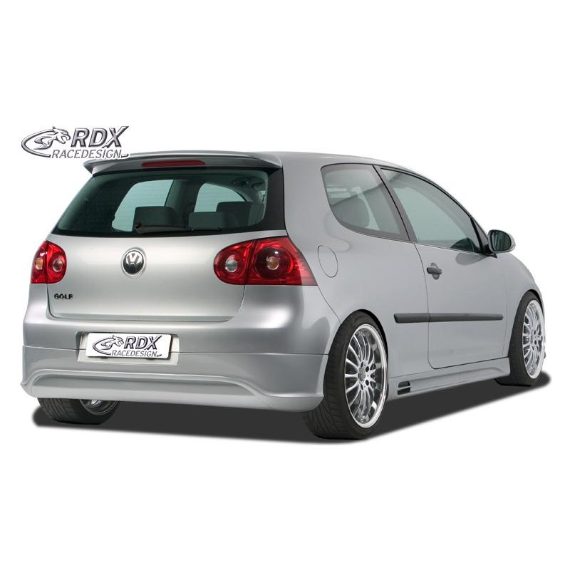 Image of RDX Racedesign Achter Rear Skirt 3/5 Deurs Ongeverfd ABS Plastic Volkswagen Golf